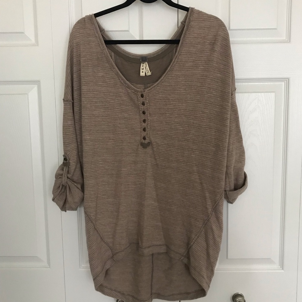 Free People Thermal Henley Top
